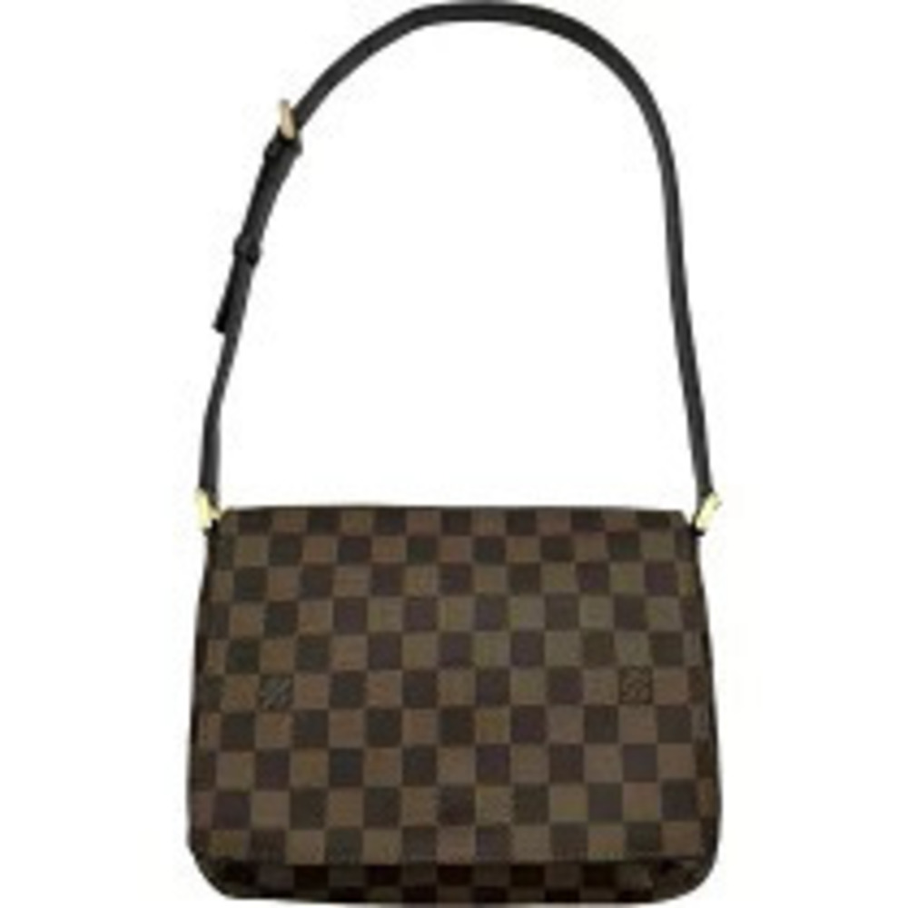 Louis Vuitton Musette Tango Short Brown Damier Ebene Brown Shoulder Bag